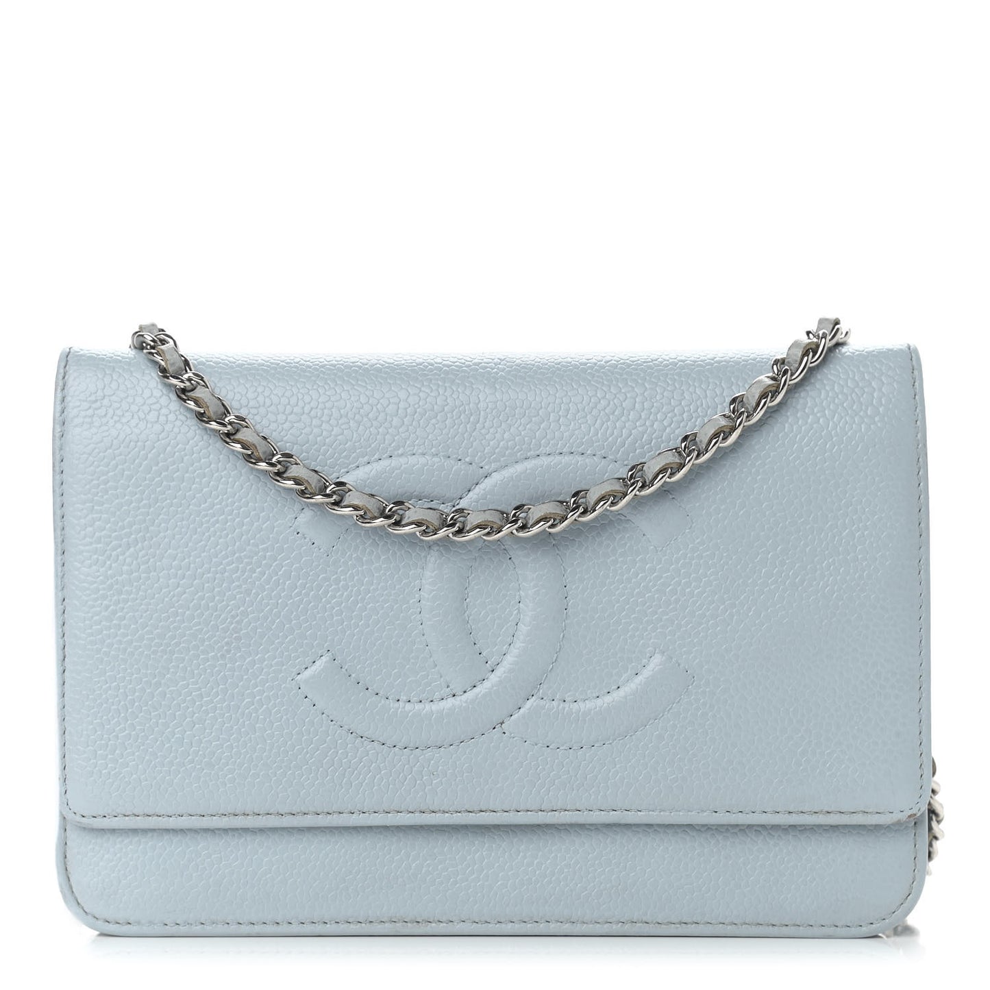 Caviar Timeless CC Wallet On Chain WOC Light Blue