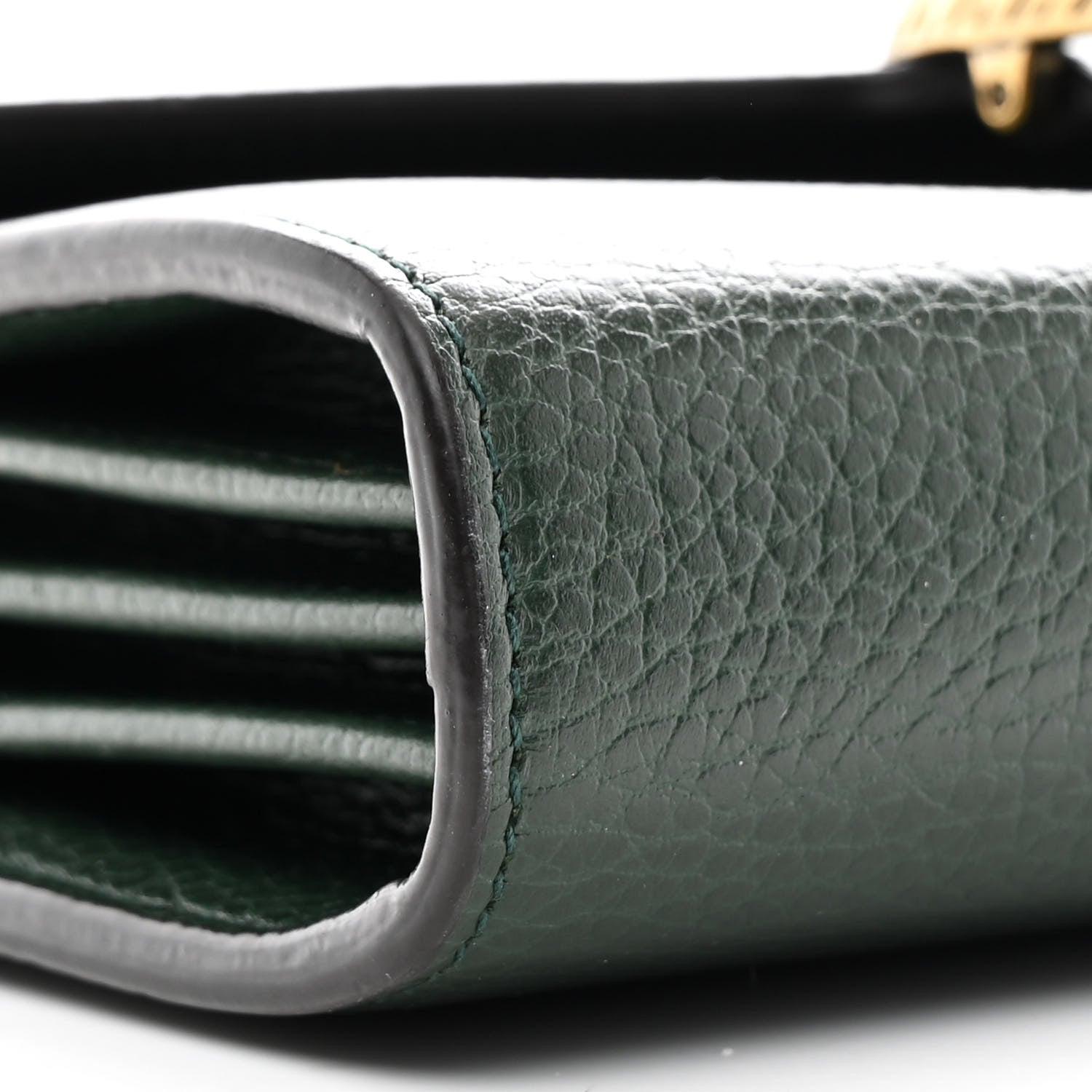 Gucci Calfskin Garden Dionysus Chain Wallet Emerald 12 of 13