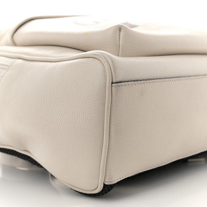 Gucci Calfskin Logo Day Backpack Mystic White 9 of 11