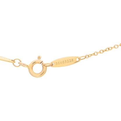 Tiffany 18K Yellow Gold Diamond .19ct Elsa Peretti Diamonds by the Yard Pendant Necklace 7 of 8