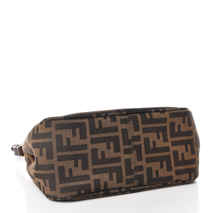 Fendi Zucca Vitello Artic Small Messenger Bag Tobacco Castagna 4 of 9