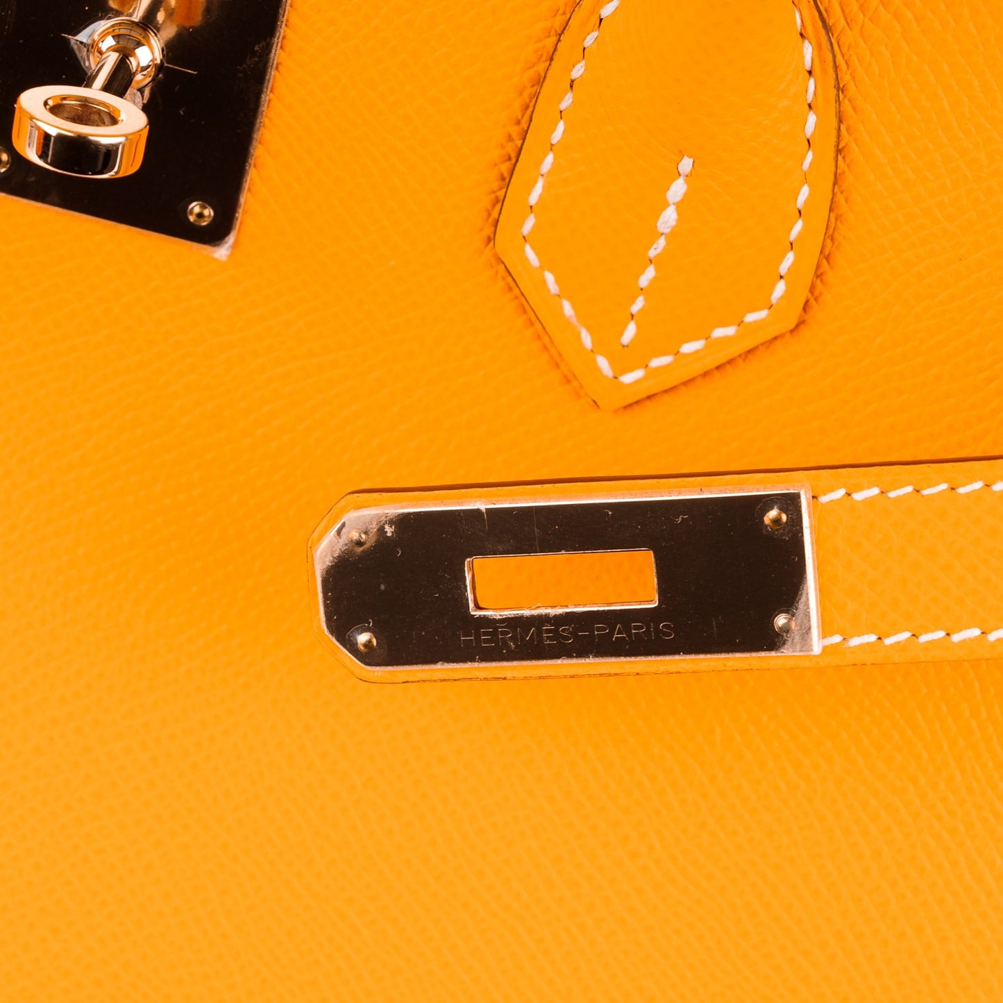 Epsom Candy Birkin 35 Jaune D'Or Potiron