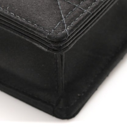 Christian Dior Satin Cannage Lady Dior Convertible Clutch Black 10 of 10