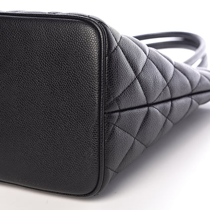 Chanel Caviar Quilted Medallion Tote Black 10 of 10