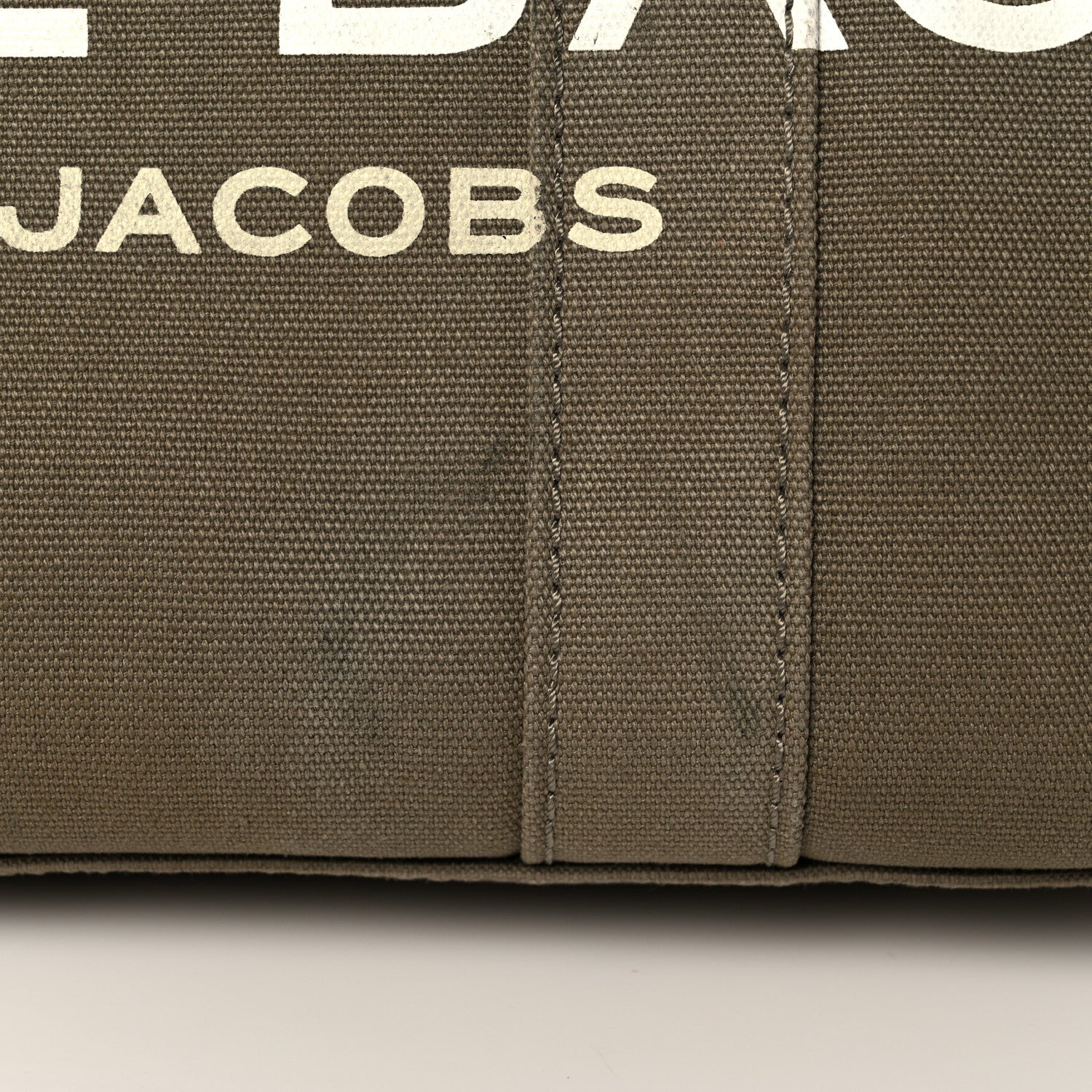 Marc Jacobs Cotton Canvas Medium The Traveler Tote Bag Slate Green 12 of 14