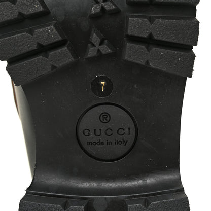 Gucci Cordovan Lux Mens Harald Horsebit Ankle Boots 7 Black 7 of 19