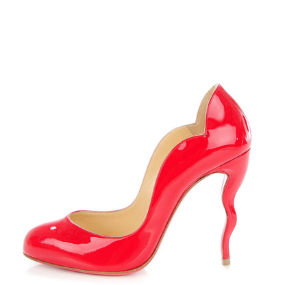 Christian Louboutin Patent Wawy Dolly 120 Pumps 36 Rosso 1 of 8