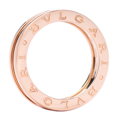 Bulgari 18K Rose Gold B.Zero1 One-Band Ring 56 7.5 4 of 5