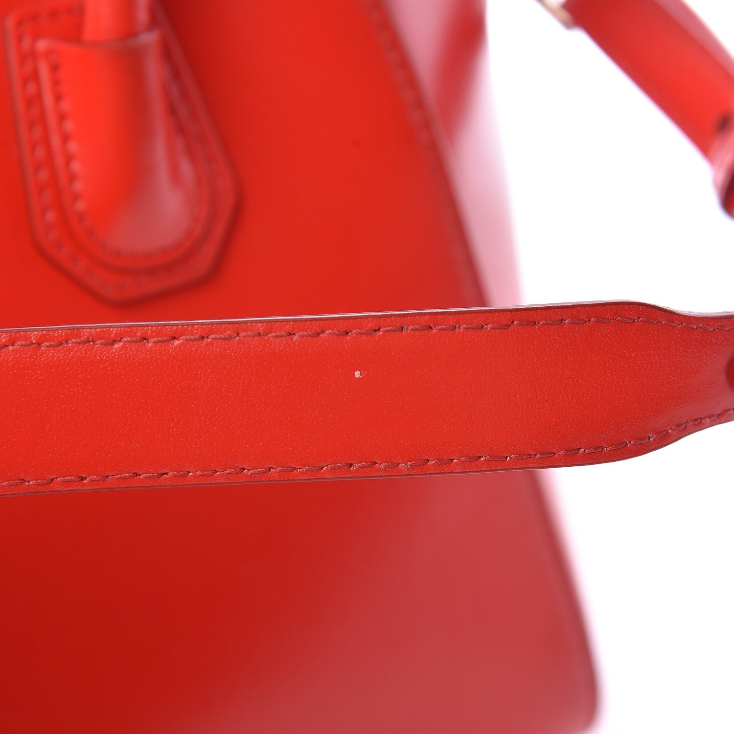 Givenchy Shiny Lord Calfskin Mini Antigona Red 15 of 17