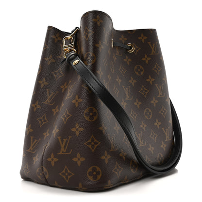 Louis Vuitton Monogram Neonoe MM Black 3 of 10