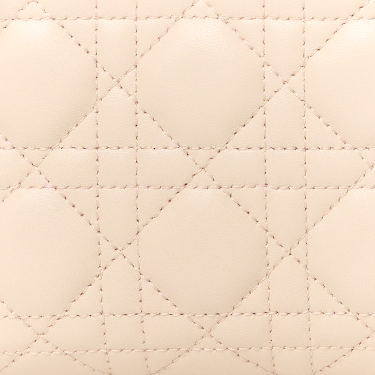 Christian Dior Lambskin Cannage Medium Lady D-Joy Beige Aesthetic 8 of 11