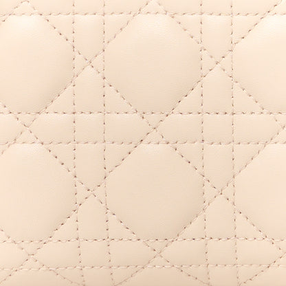 Christian Dior Lambskin Cannage Medium Lady D-Joy Beige Aesthetic 8 of 11
