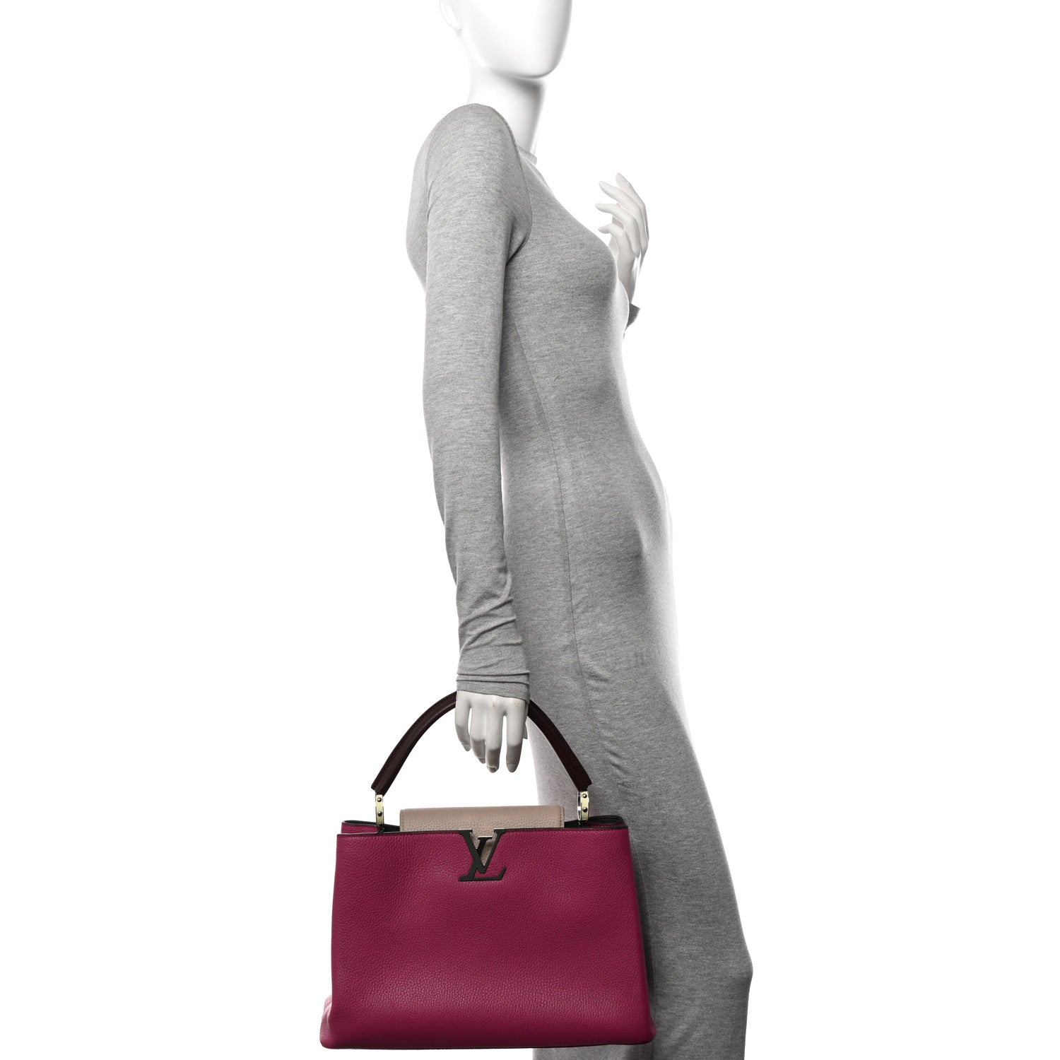 Louis Vuitton Taurillon Capucines MM Multicolor 2 of 10