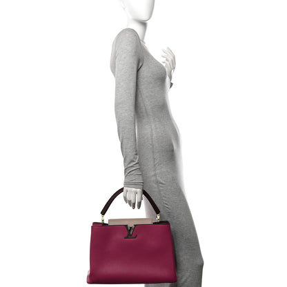 Louis Vuitton Taurillon Capucines MM Multicolor 2 of 10