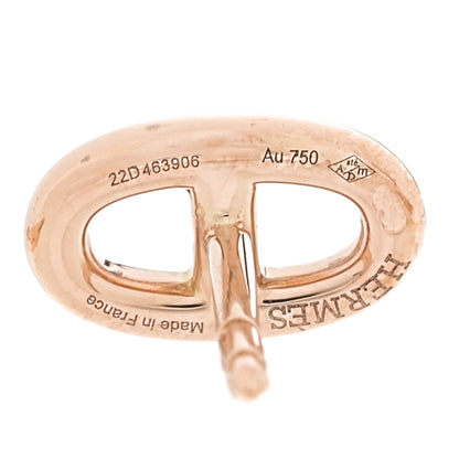 Hermes 18K Rose Gold TPM Farandole Stud Earrings 4 of 5