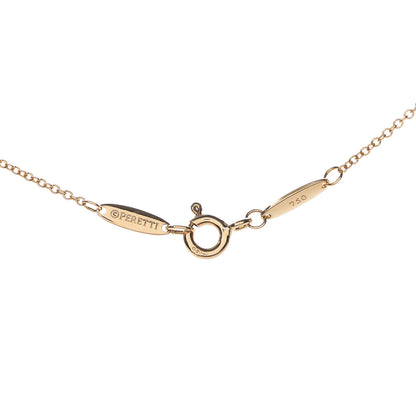 Tiffany 18K Yellow Gold Diamond .14ct Elsa Peretti Diamonds by the Yard Pendant Necklace 4 of 6