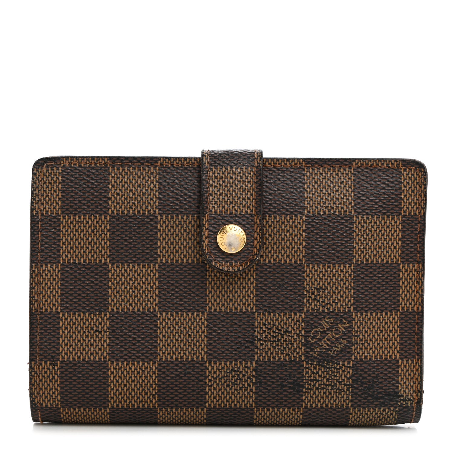 Louis Vuitton Damier Ebene French Purse Wallet 1 of 8