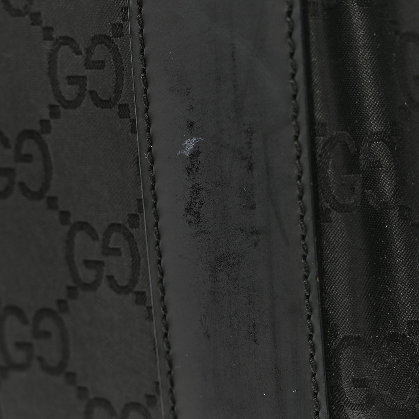 Nylon Monogram Suitcase Black