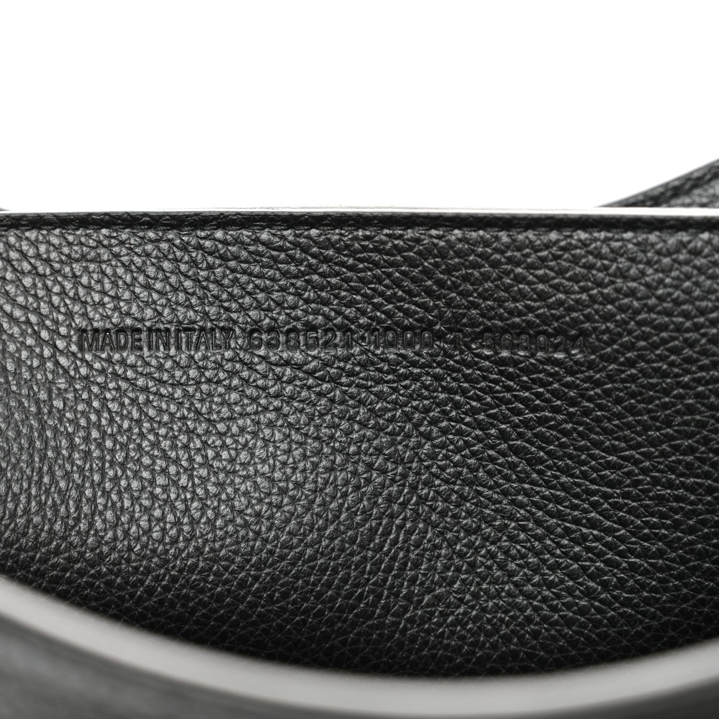 Grained Calfskin Neo Classic Gold Hardware S City Black