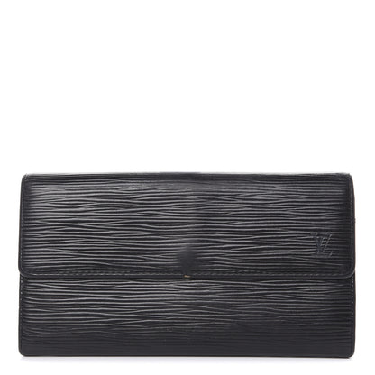 Louis Vuitton Epi Sarah Wallet Black 1 of 15