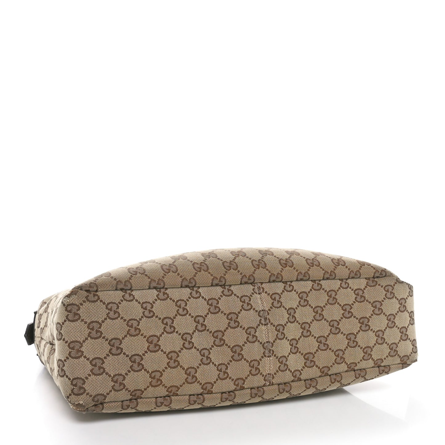 Monogram Medium Horsebit Chain Hobo Dark Brown