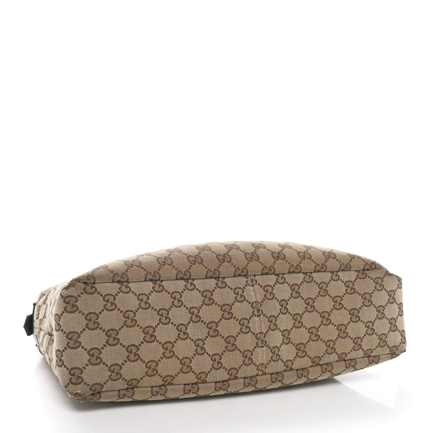 Gucci Monogram Medium Horsebit Chain Hobo Dark Brown 4 of 10