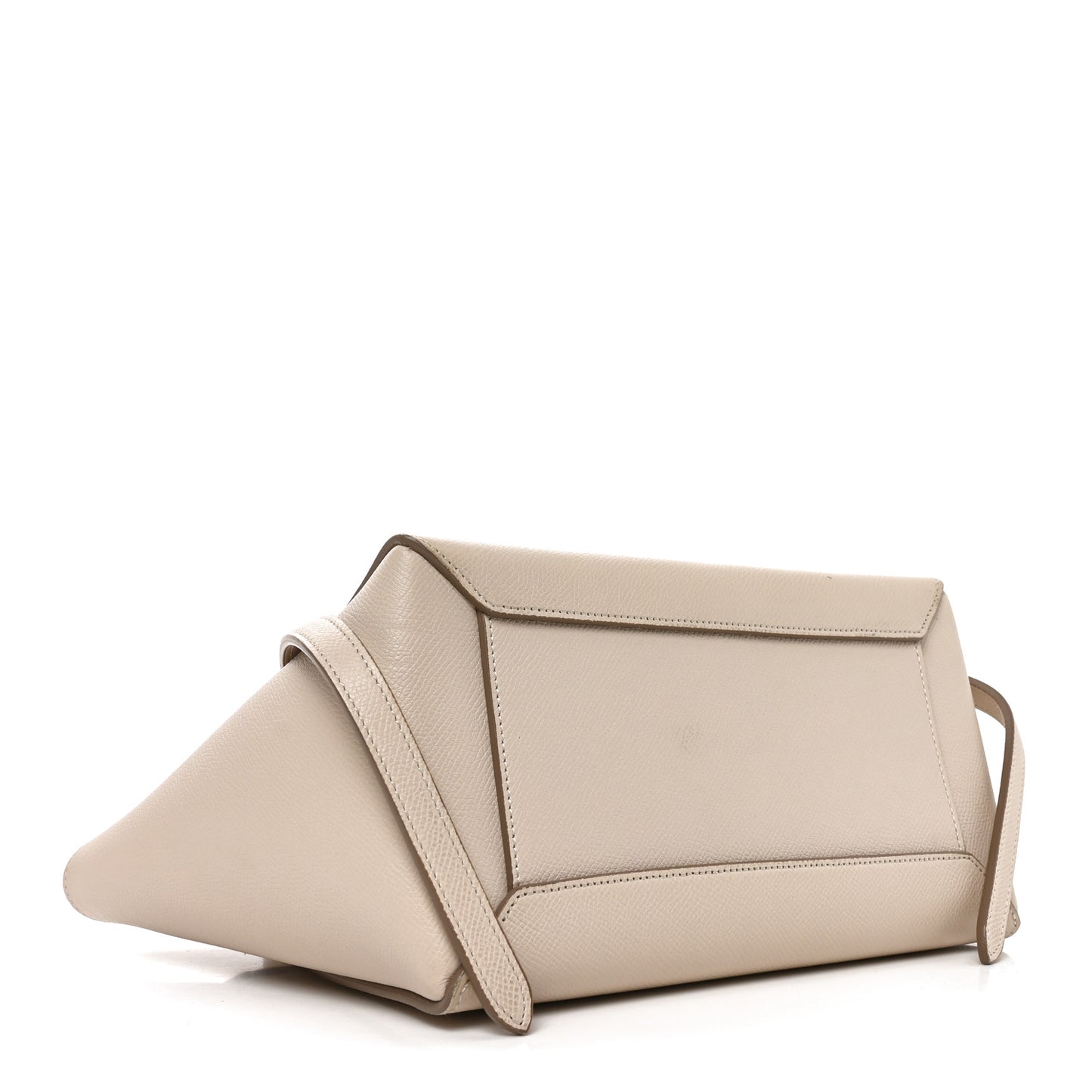 Grained Calfskin Micro Belt Bag Light Taupe