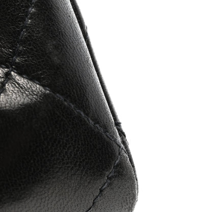 Chanel Lambskin Quilted Medium Double Flap Black 13 of 13