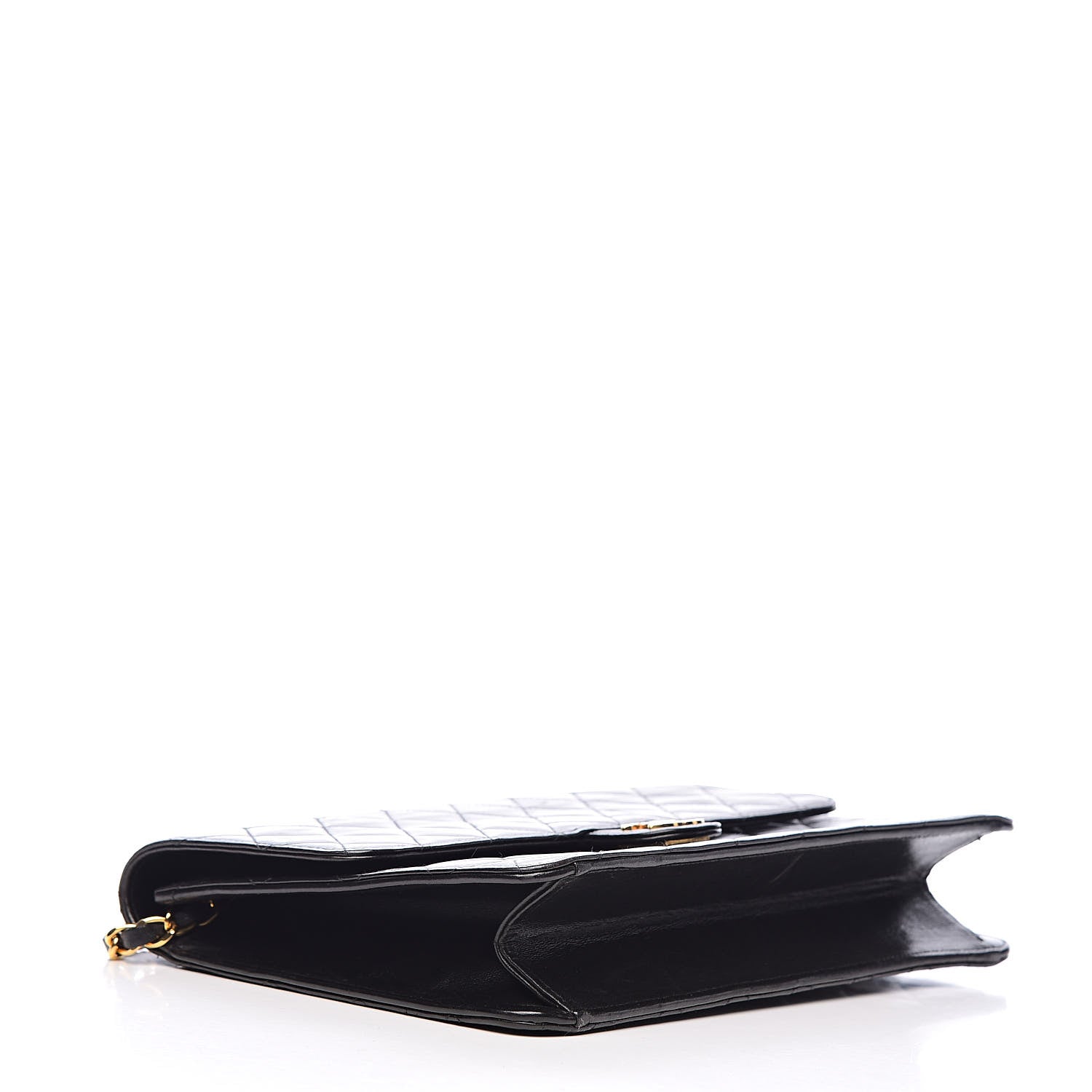 Chanel Lambskin Quilted Medium Single Flap Black 4 of 11