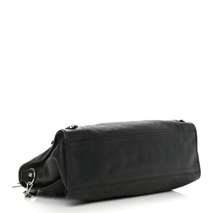Balenciaga Vibrato Calfskin Classic Silver Hardware City Black 5 of 13
