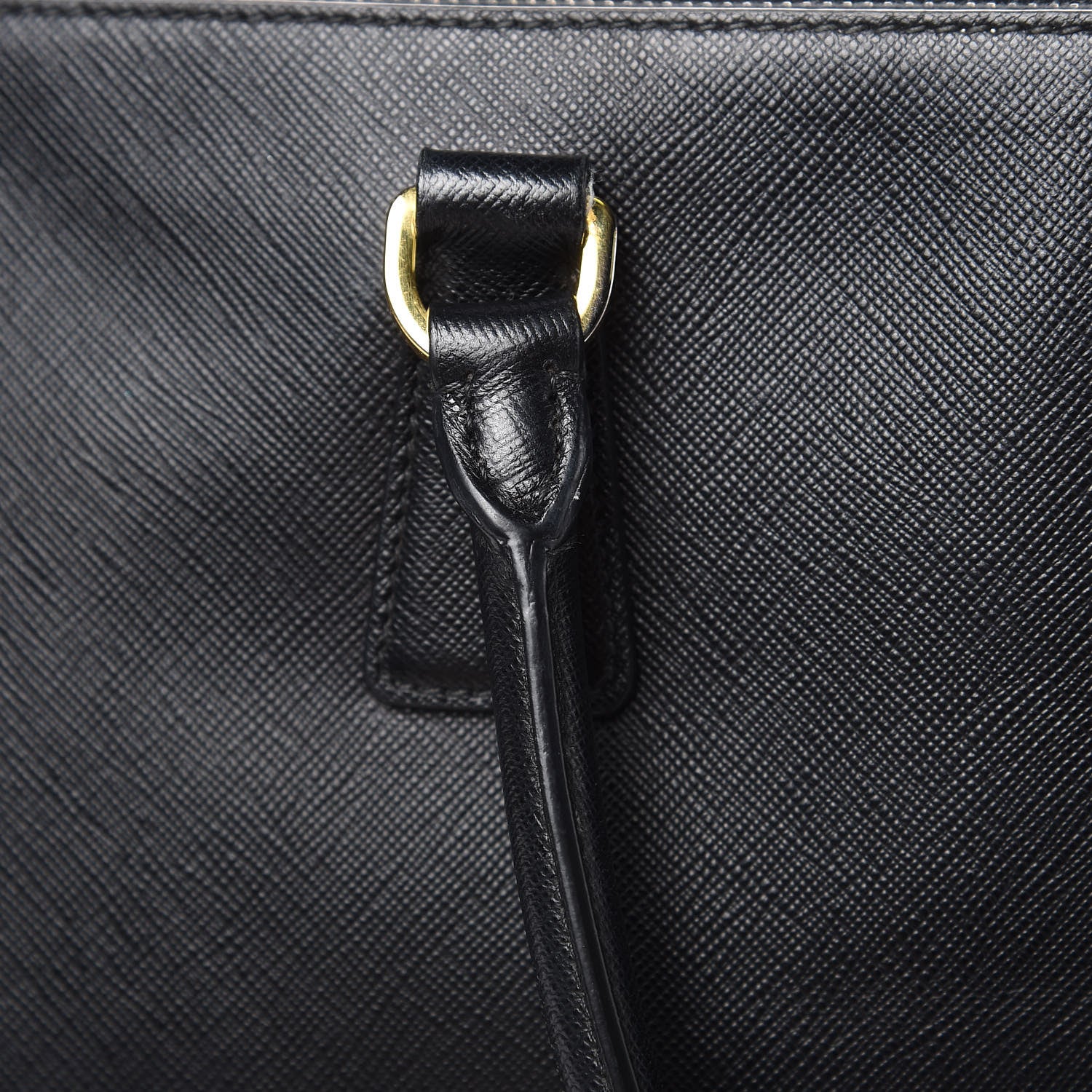 Prada Saffiano Medium Galleria Double Zip Tote Black 15 of 19