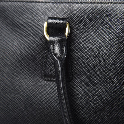 Prada Saffiano Medium Galleria Double Zip Tote Black 15 of 19