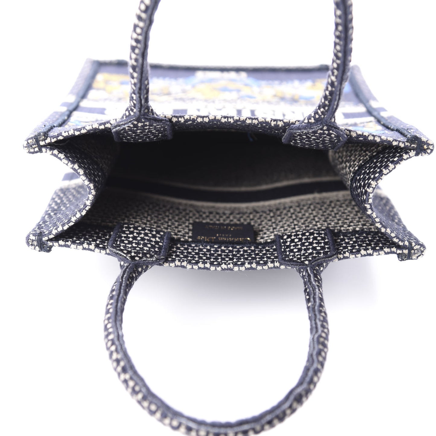 Canvas Embroidered Vertical L'Etoile Book Tote
