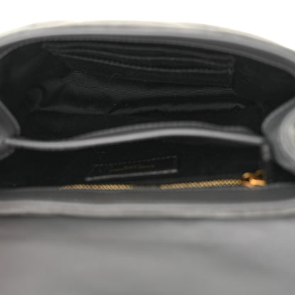 Saint Laurent Suede Y Quilted Monogram Toy Loulou Crossbody Bag Storm 5 of 10