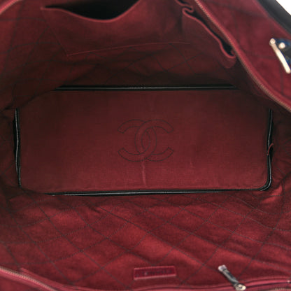 Chanel Grained Calfskin Large Shopping Fever Tote Black 6 of 14