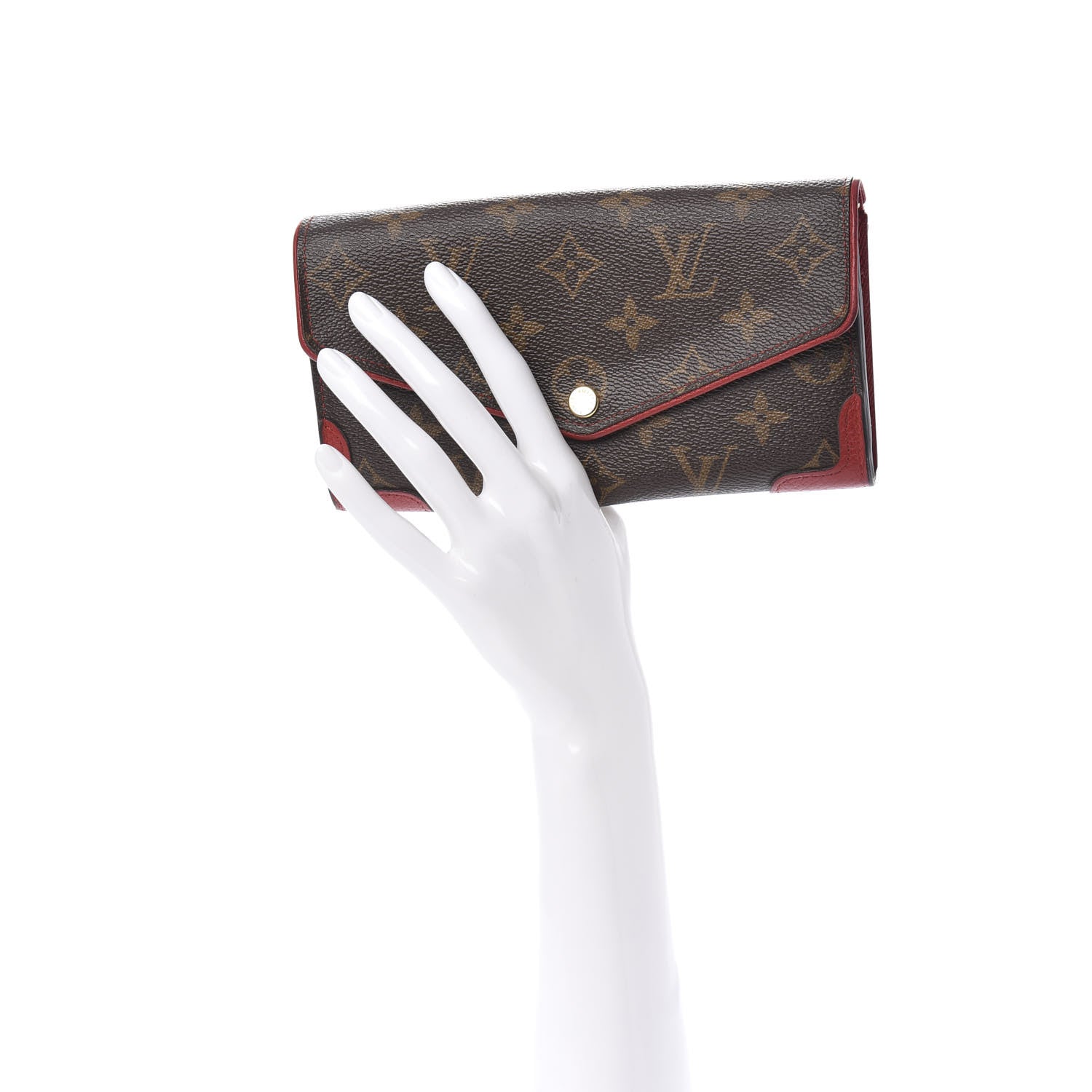 Louis Vuitton Monogram Sarah Retiro Wallet Cherry 2 of 10