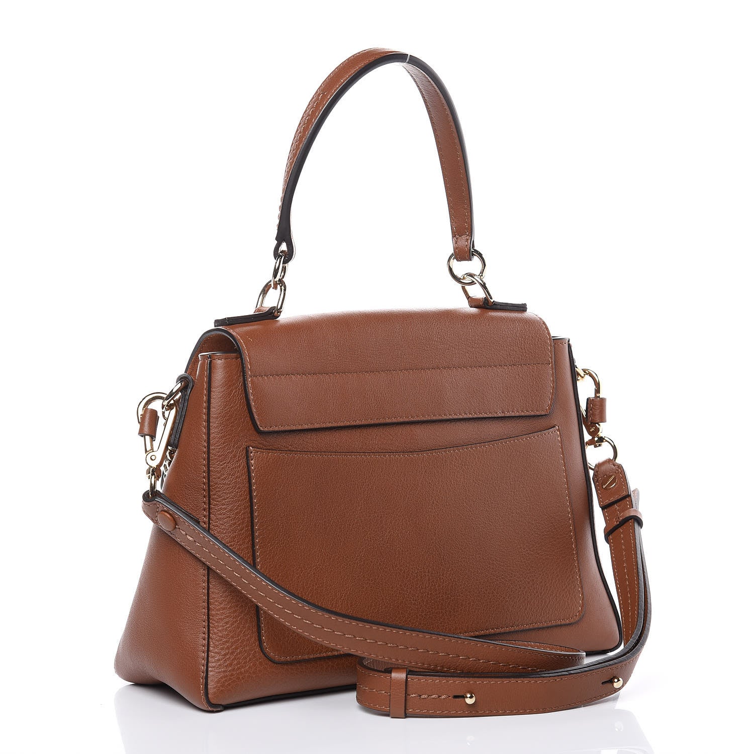 Chloe Calfskin Small Faye Day Shoulder Bag Tan 3 of 13