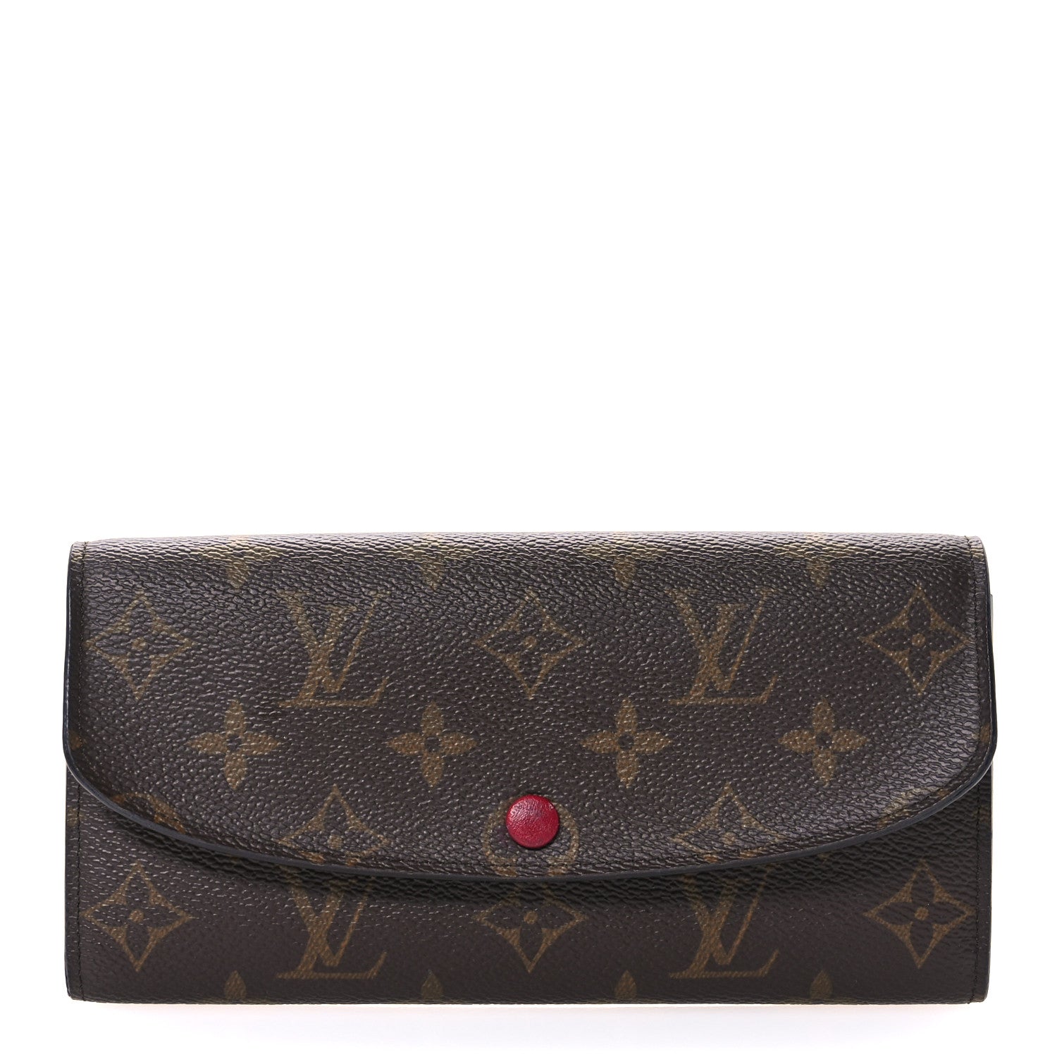 Louis Vuitton Monogram Emilie Wallet Fuchsia 1 of 7