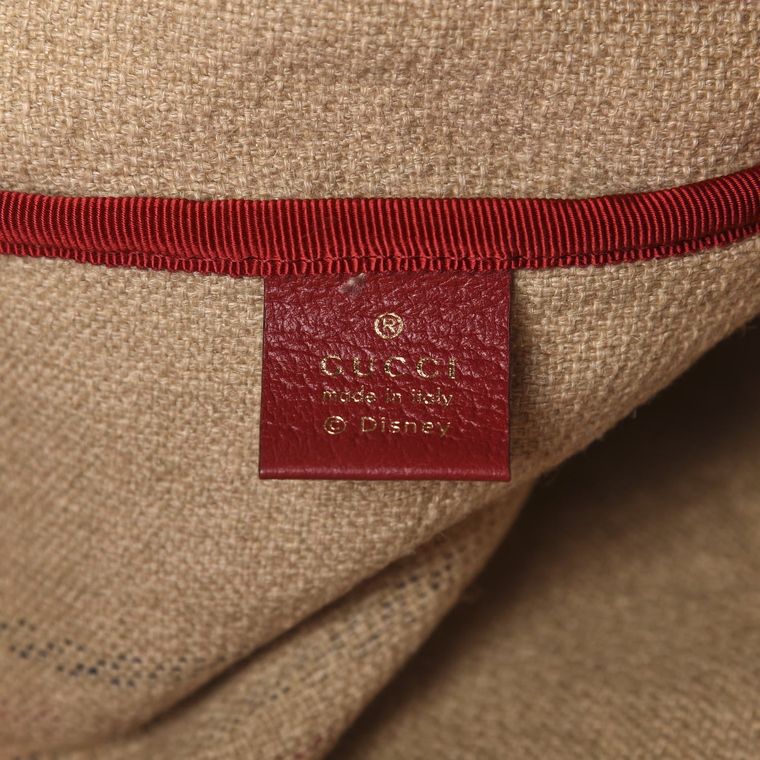 Gucci Straw Juta Printed Arles Tote Beige 6 of 10