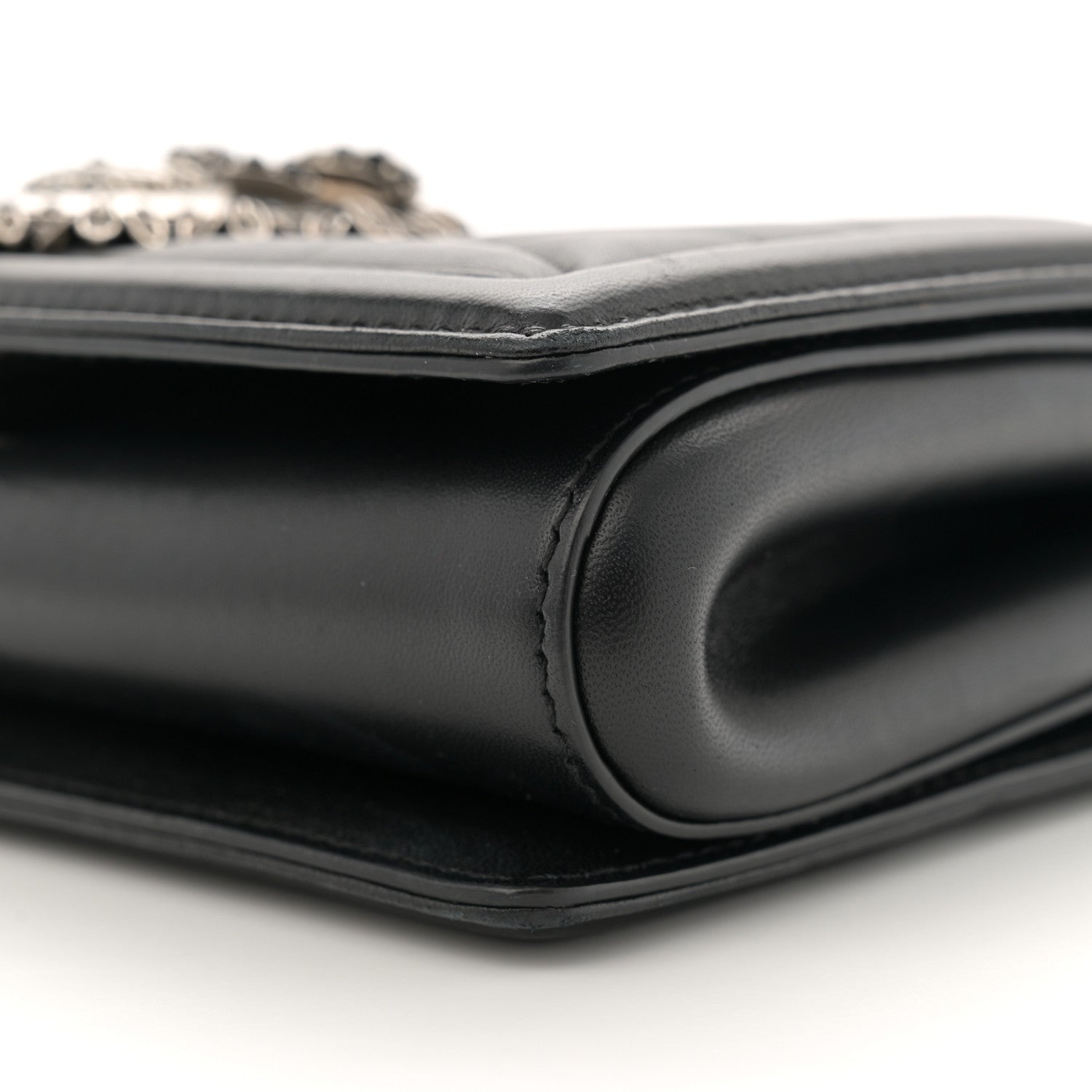 Dolce & Gabbana Calfskin Medium Devotion Crossbody Bag Black 9 of 11