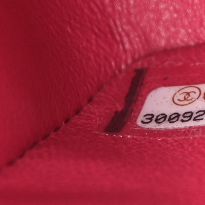 Chanel Caviar Quilted Medium Double Flap Dark Pink 6 of 10