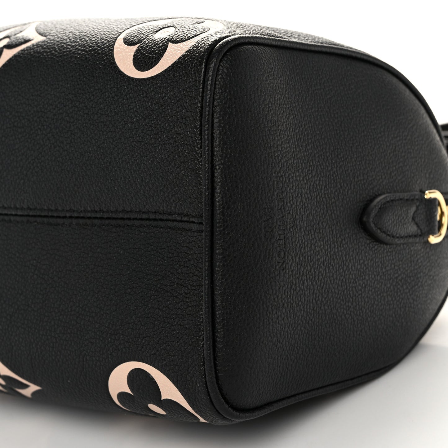 Empreinte Monogram Giant Speedy Bandouliere 25 Black Beige