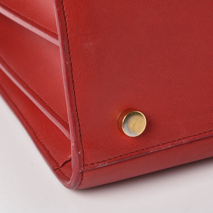 Saint Laurent Calfskin Small Sac De Jour Lipstick Red 12 of 13