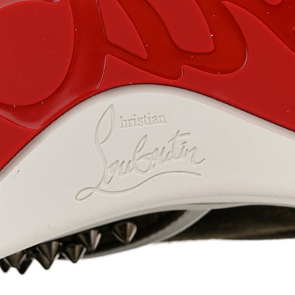 Christian Louboutin Lurex Spikes Women Orlato Flat Sneakers 41 Alpino 7 of 9