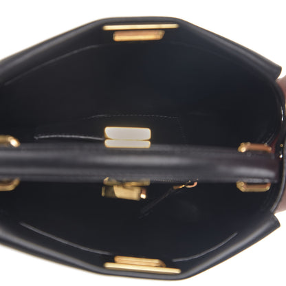 Fendi Nappa Mini Peekaboo Iconic Satchel Black 4 of 8