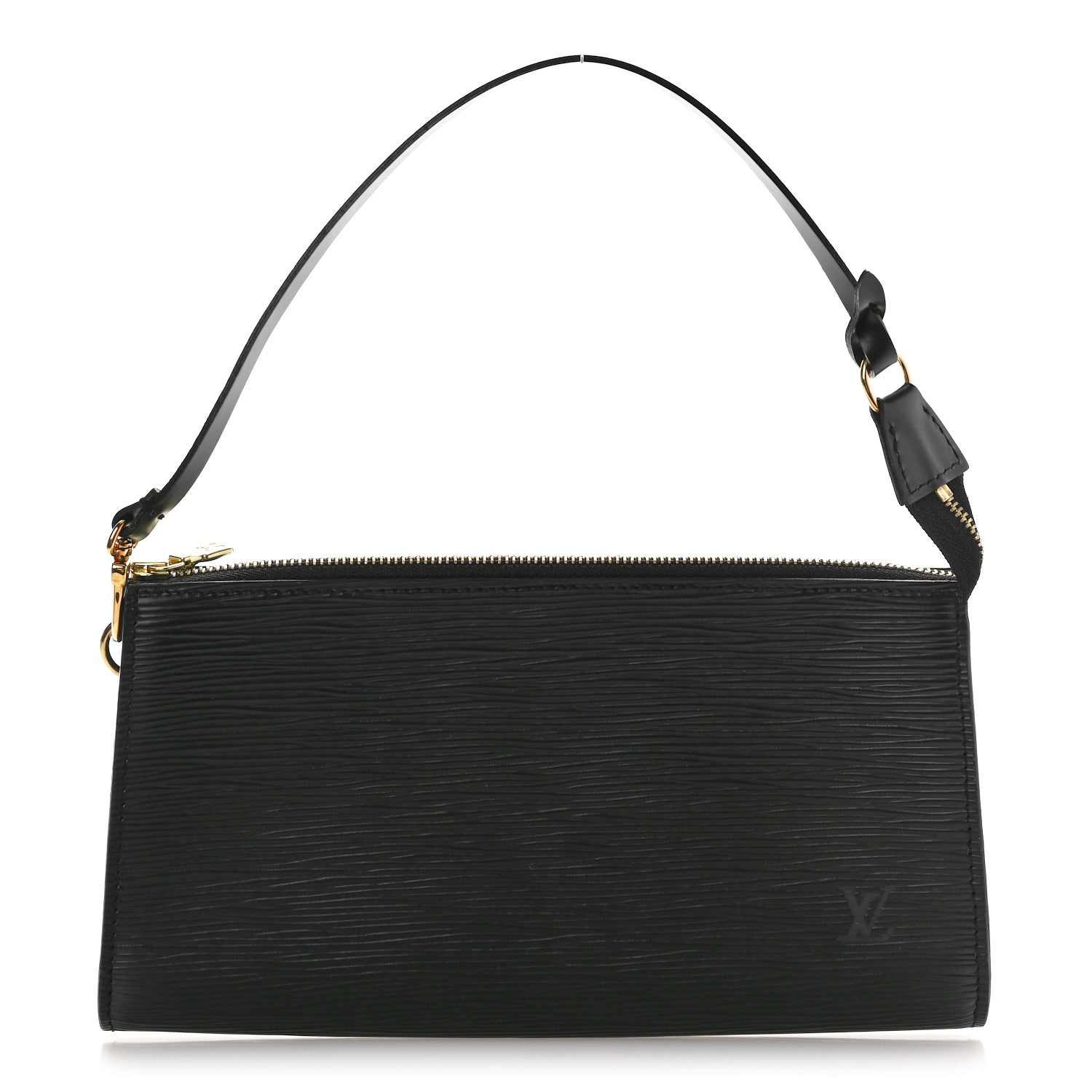 Louis Vuitton Epi Pochette Accessories 24 Black 1 of 10