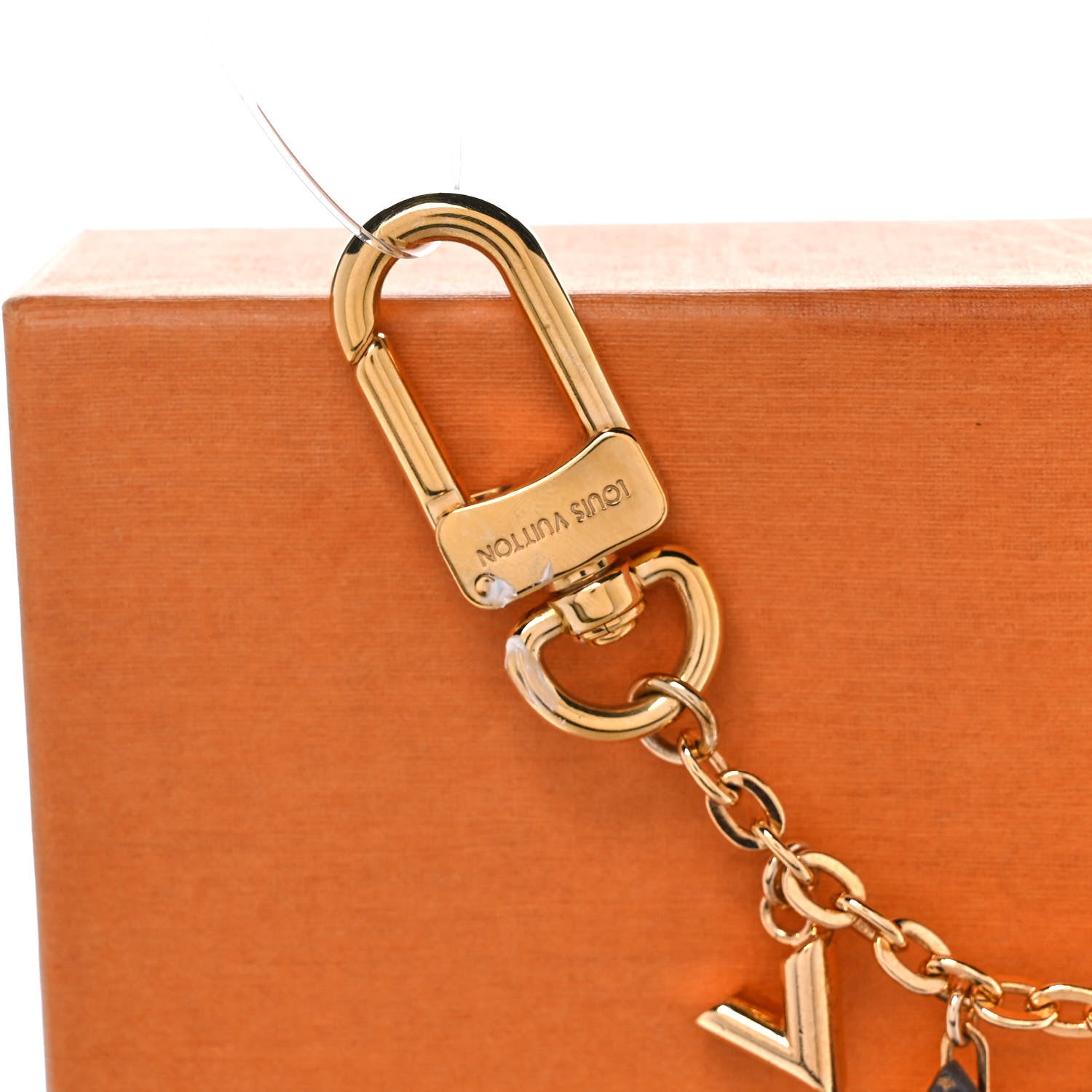 Louis Vuitton Brass Monogram Blooming Flowers Bag Charm Key Holder Rose Ballerine 5 of 6