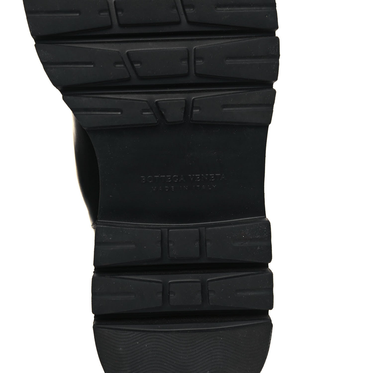 Bottega Veneta Calfskin Mens The Lug Chelsea 55mm Boots 42 Black 6 of 9