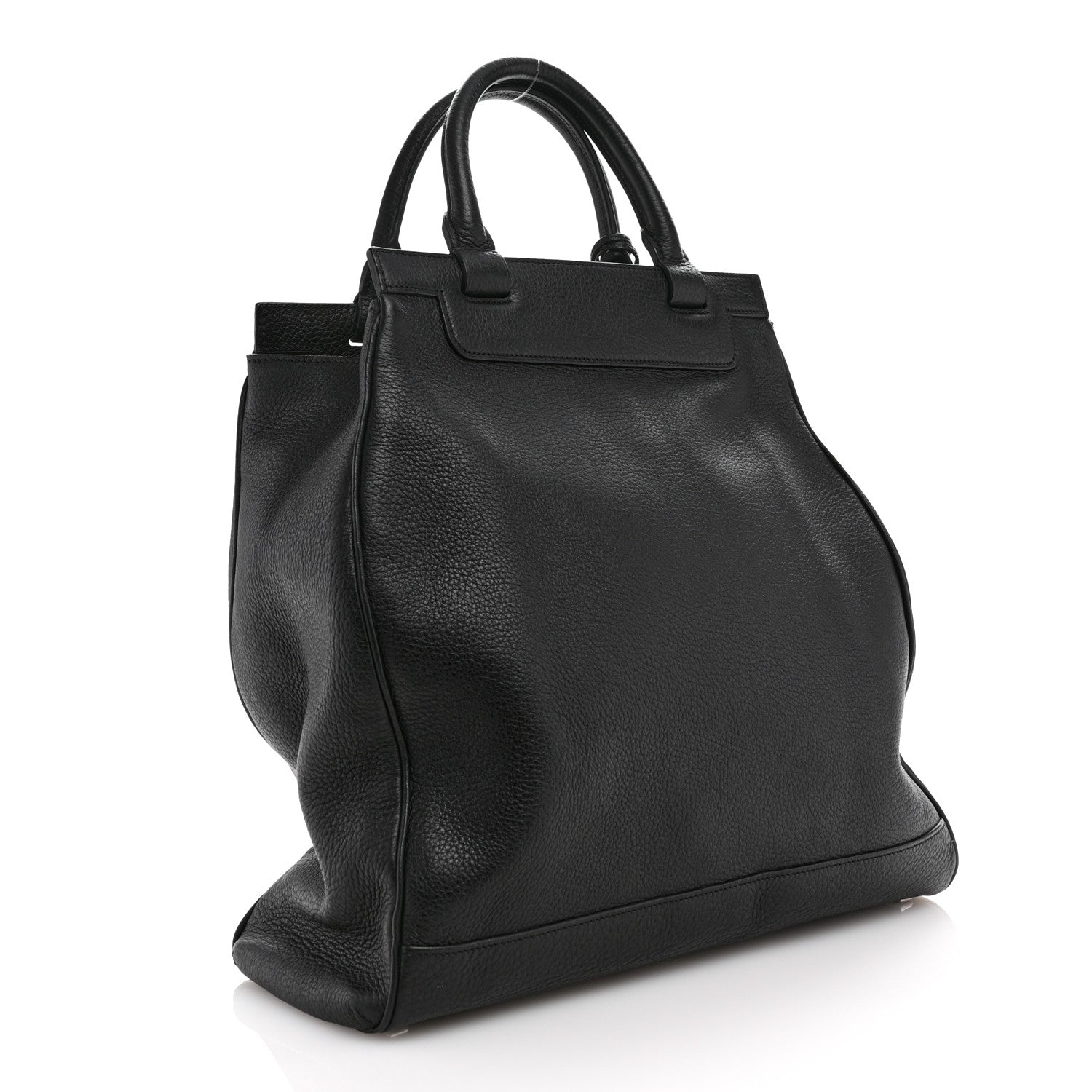 Moynat Taurillon Gex Pauline Haut Tote Black 3 of 12