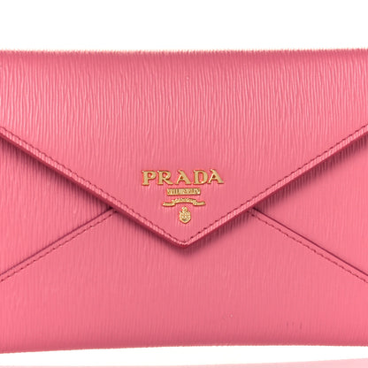 Prada Vitello Move Envelope Wallet Ibisco 9 of 14